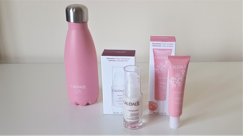 Caudalie Vinosource with bottle