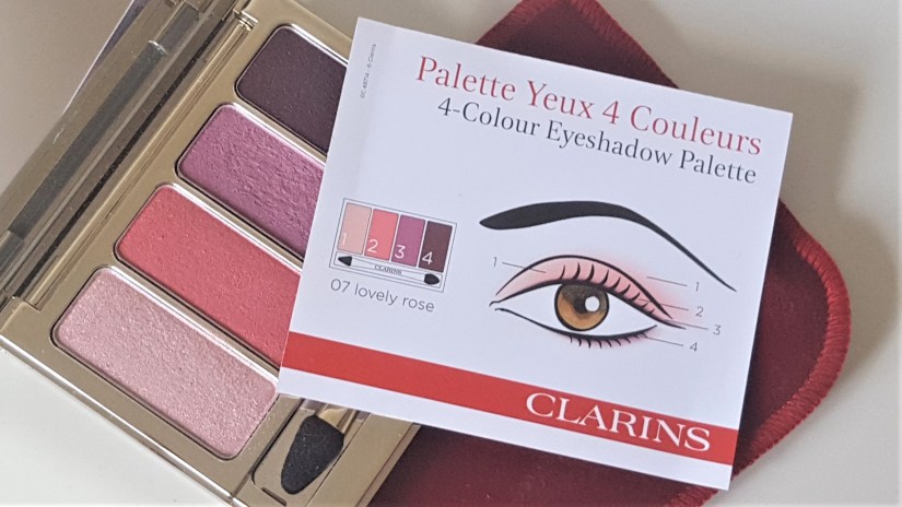 Clarins Lovely Rose shade card